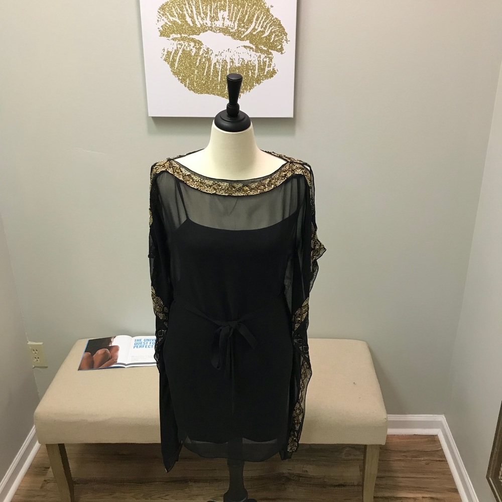 Aiden Mattox crepe dress